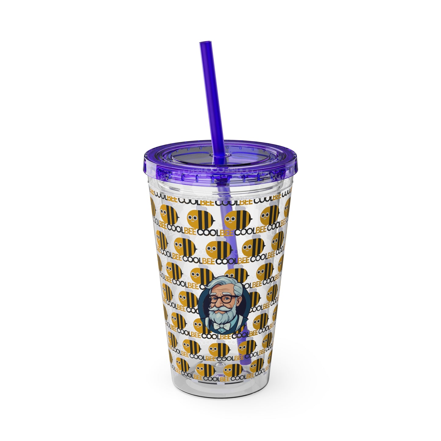 Aesthetic Insulated Tumbler with Straw – 16oz Travel Cup for Trendy Sipping