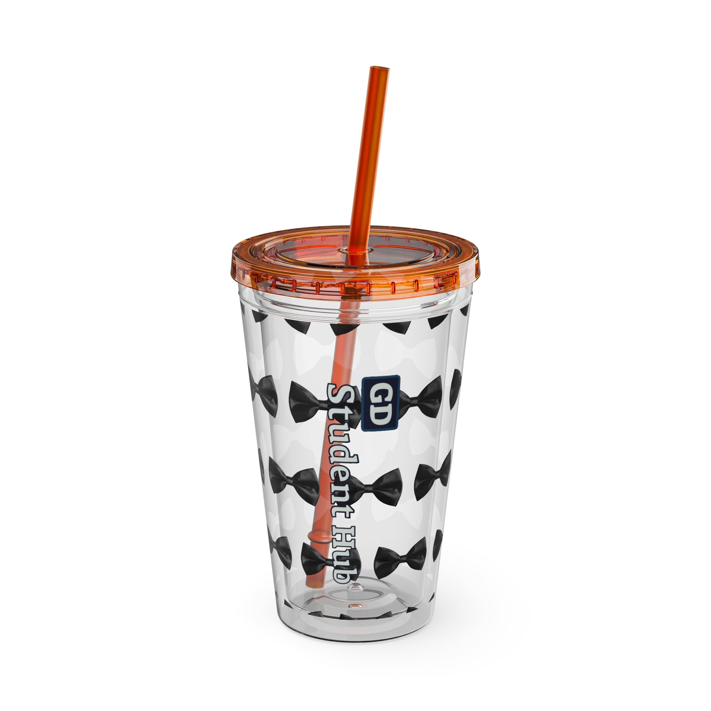 Aesthetic Insulated Tumbler with Straw – 16oz Travel Cup for Trendy Sipping
