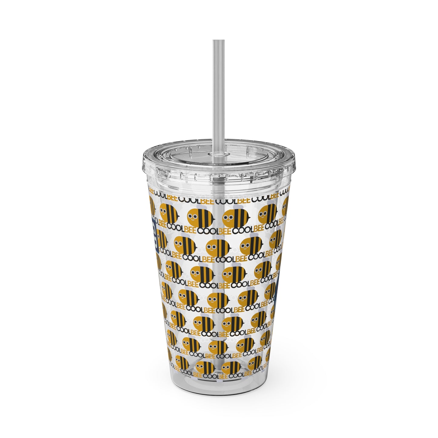 Aesthetic Insulated Tumbler with Straw – 16oz Travel Cup for Trendy Sipping