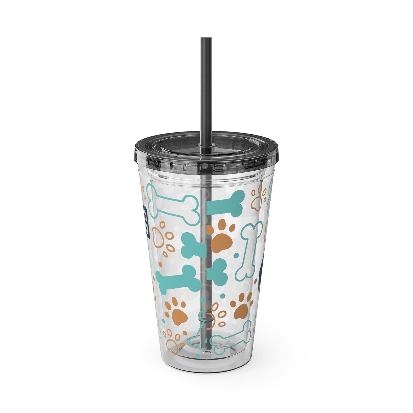 Aesthetic Insulated Tumbler with Straw – 16oz Travel Cup for Trendy Sipping