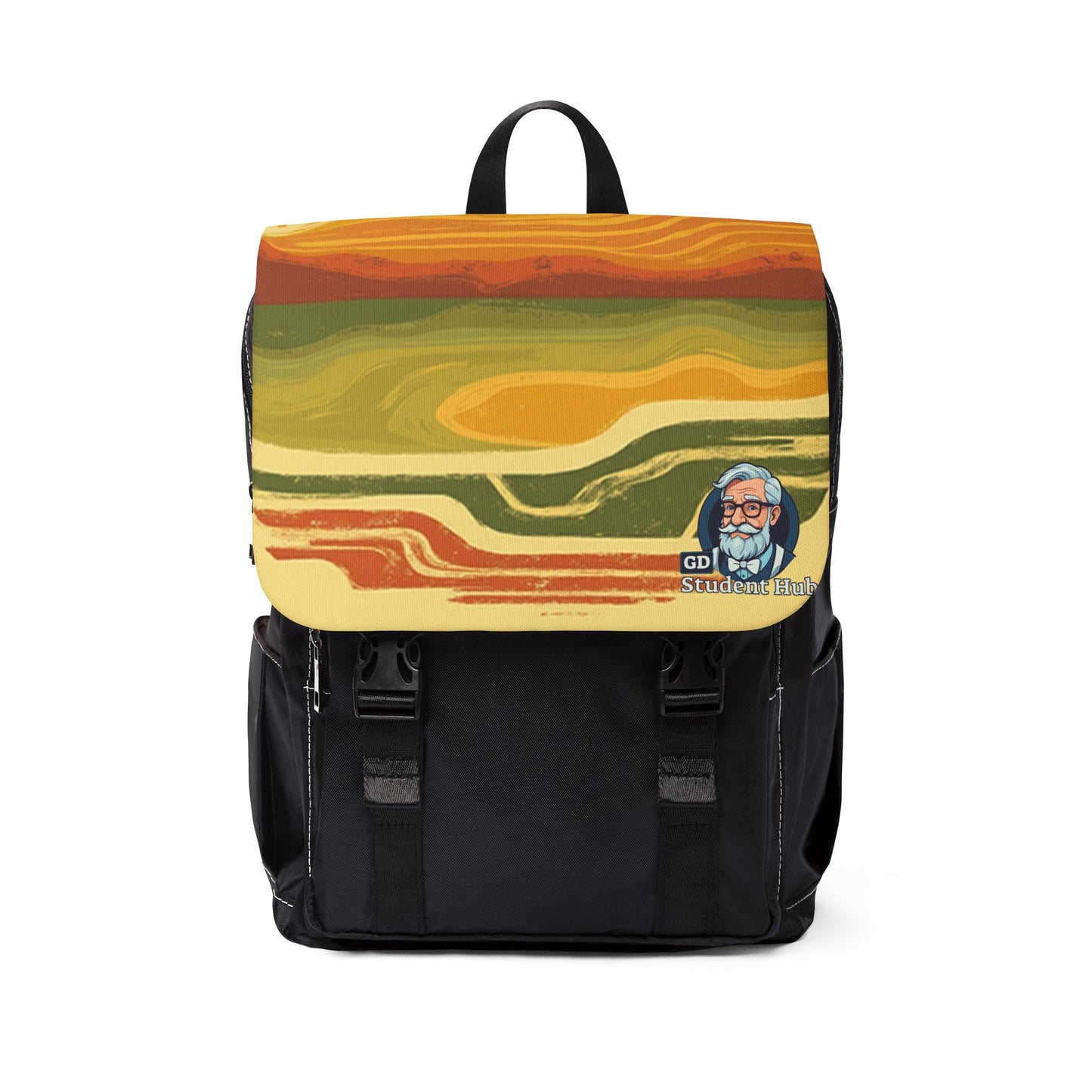 Unisex Casual Flap Backpack for Everyday Adventures