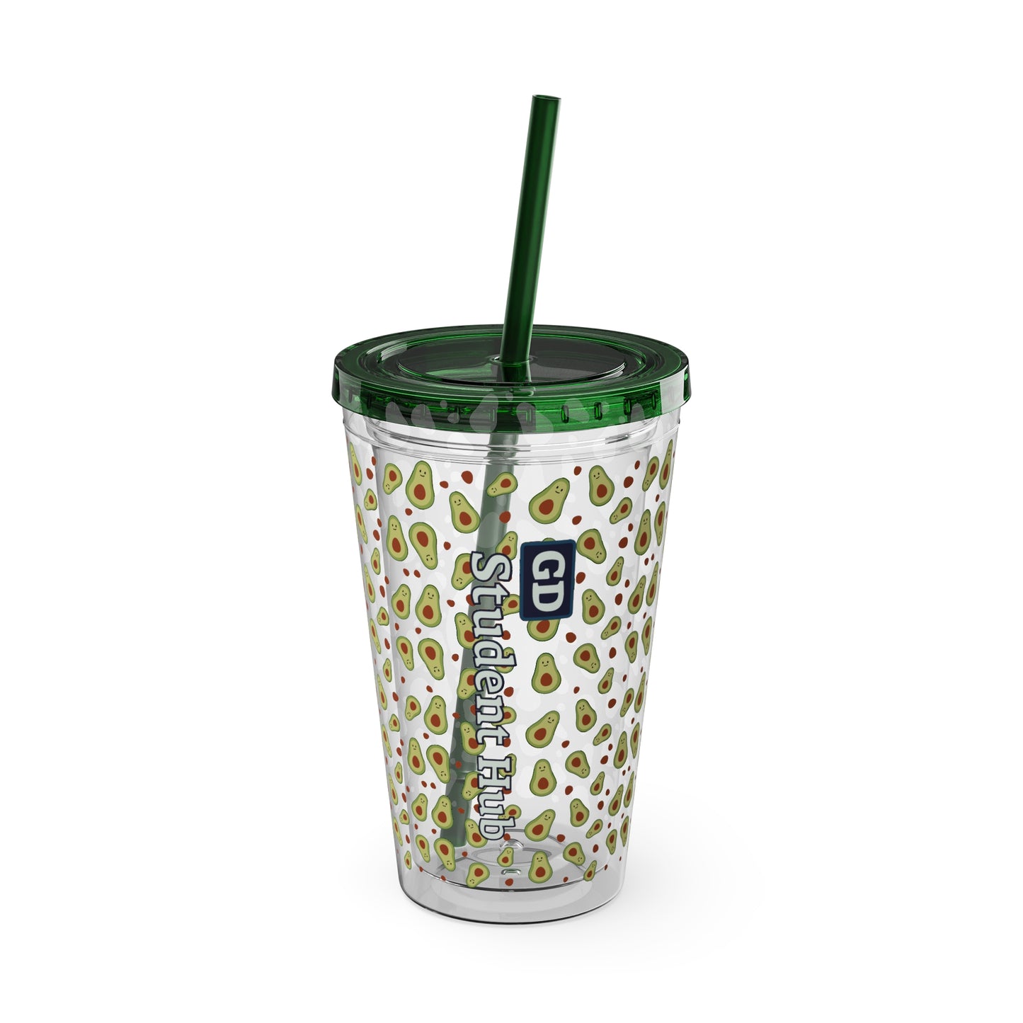 Aesthetic Insulated Tumbler with Straw – 16oz Travel Cup for Trendy Sipping