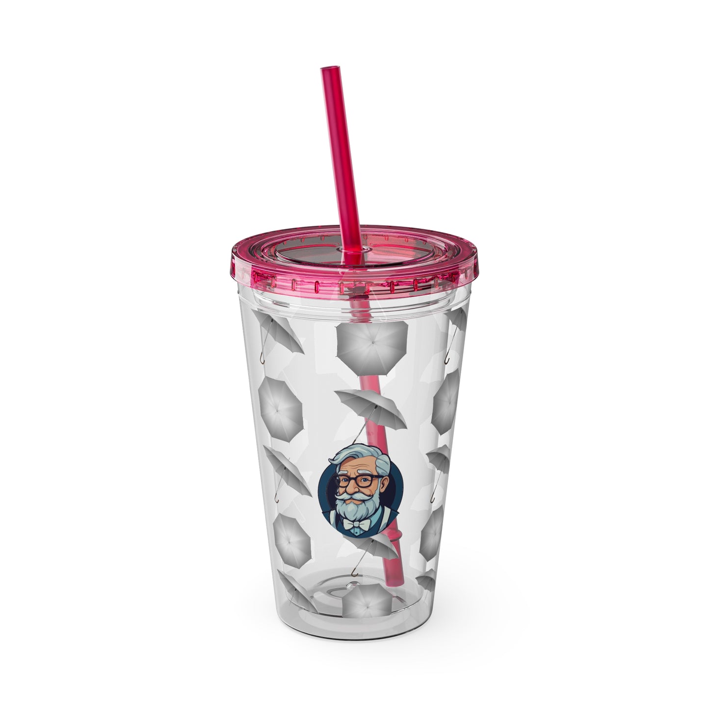 Aesthetic Insulated Tumbler with Straw – 16oz Travel Cup for Trendy Sipping