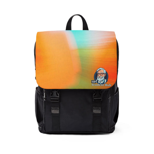 Unisex Casual Flap Backpack for Everyday Adventures