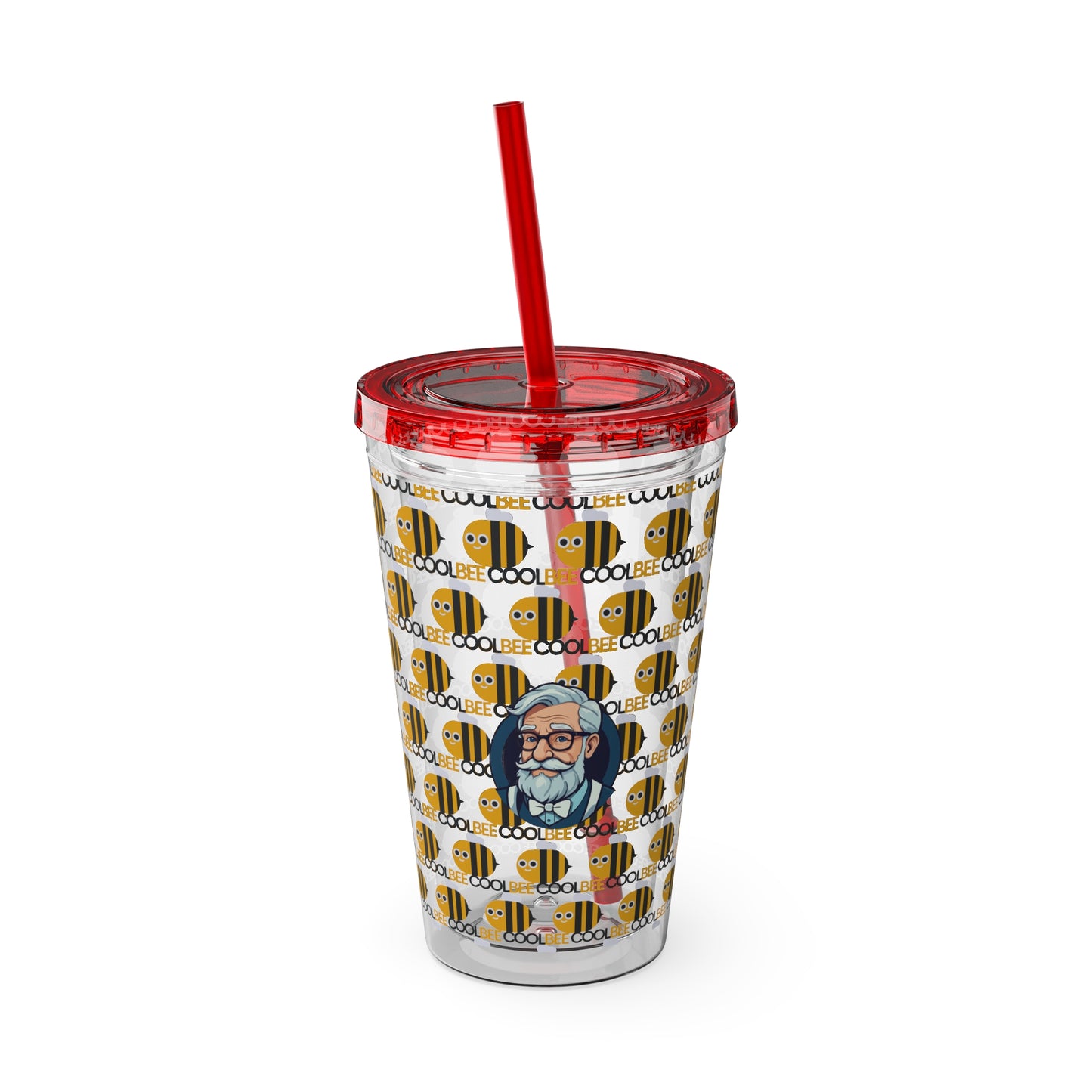Aesthetic Insulated Tumbler with Straw – 16oz Travel Cup for Trendy Sipping