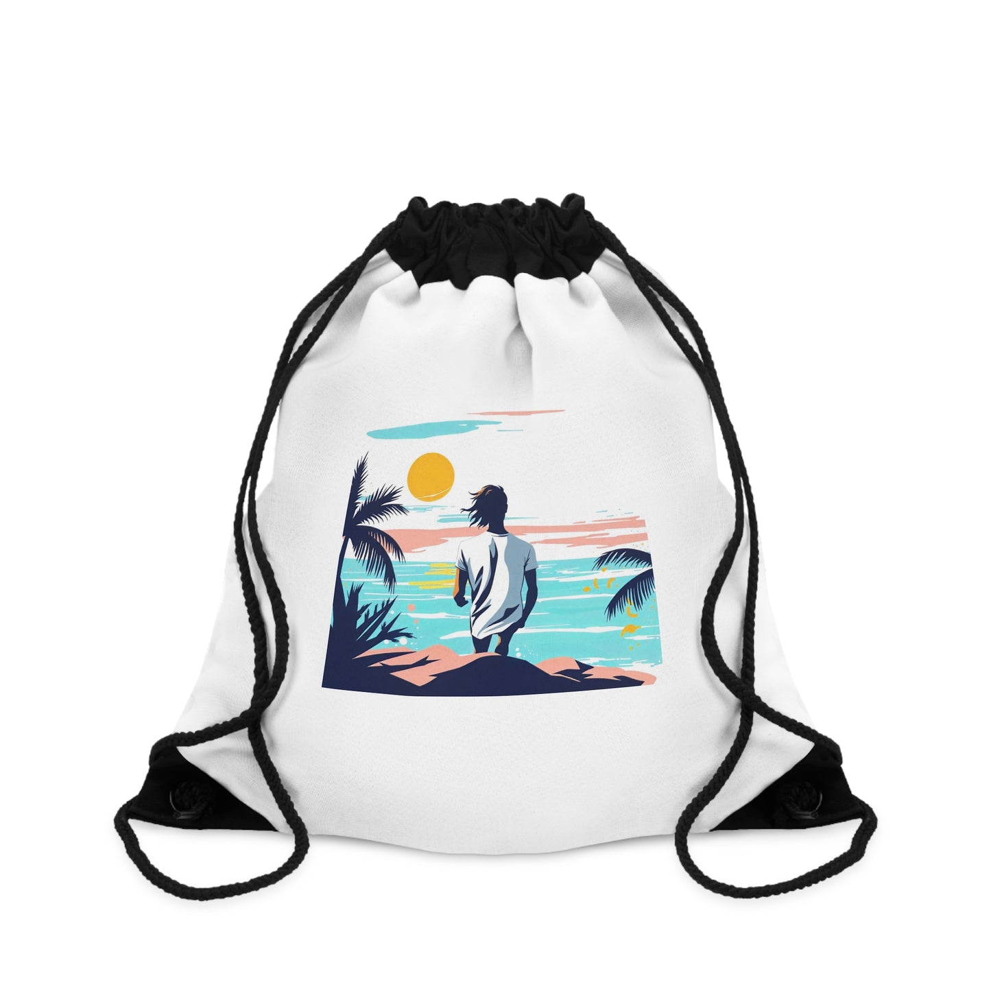 Trendy Drawstring Bag for Gym, Beach & Everyday Adventures