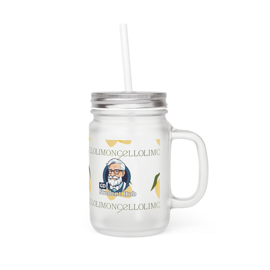 Chill Sips: Custom Frosted Mason Jar (12oz)