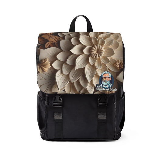 Unisex Casual Flap Backpack for Everyday Adventures