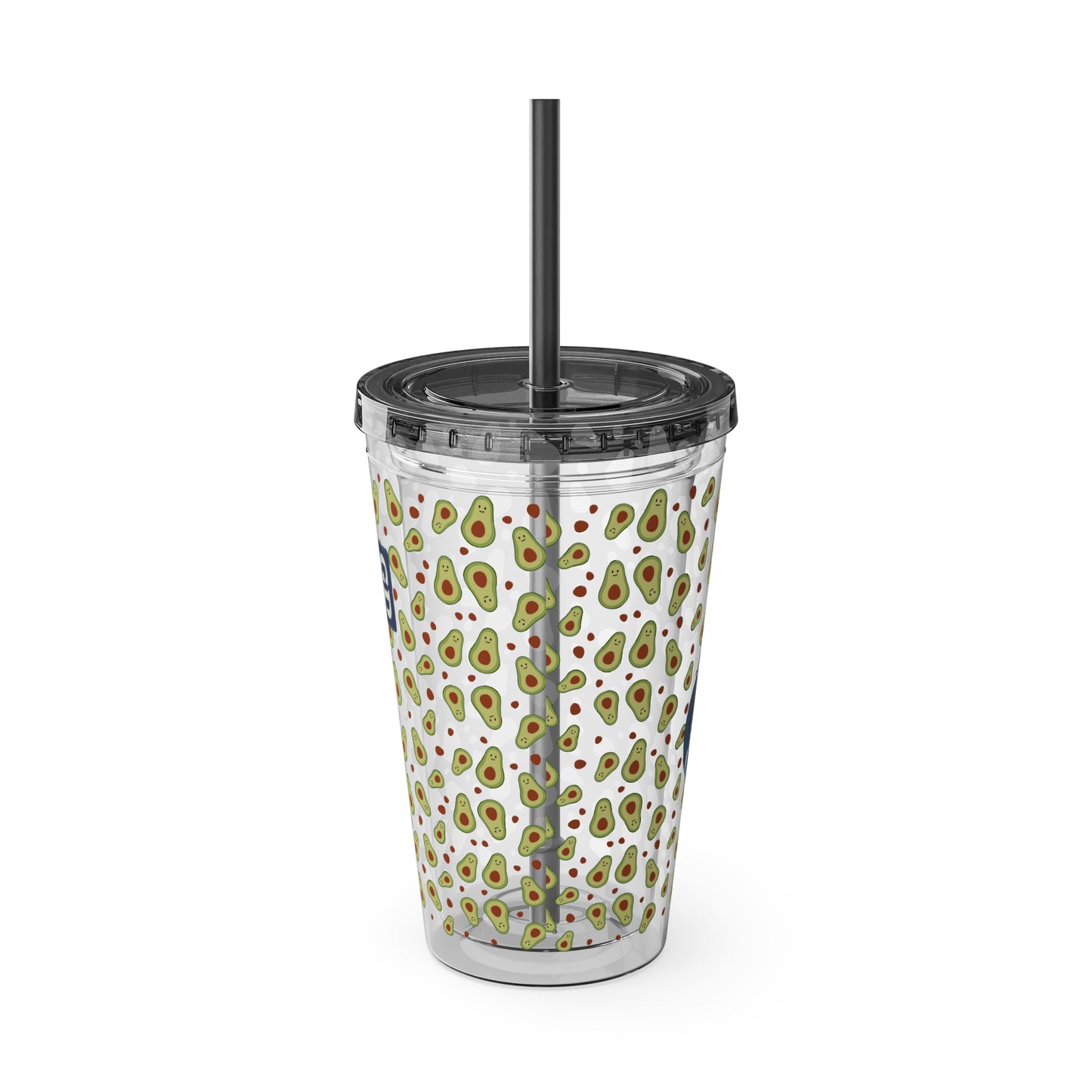 Aesthetic Insulated Tumbler with Straw – 16oz Travel Cup for Trendy Sipping