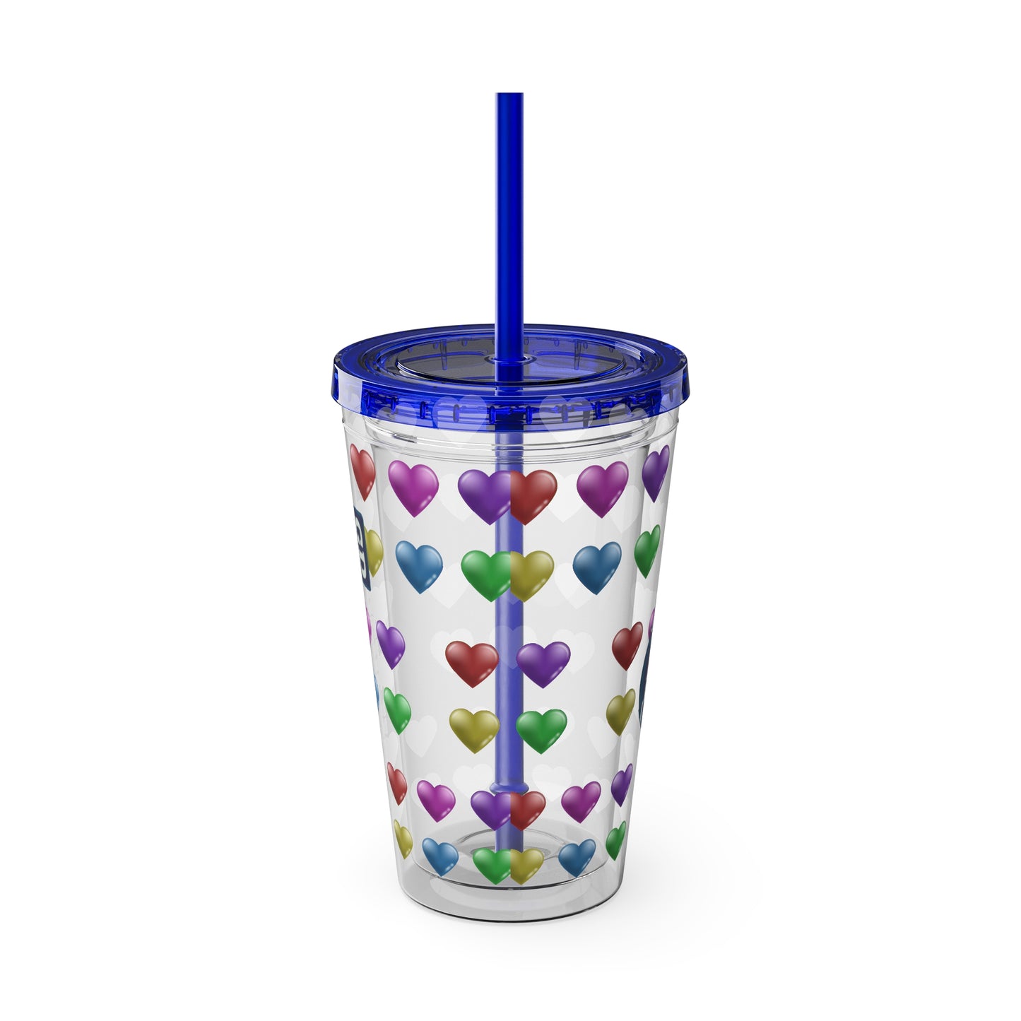 Aesthetic Insulated Tumbler with Straw – 16oz Travel Cup for Trendy Sipping