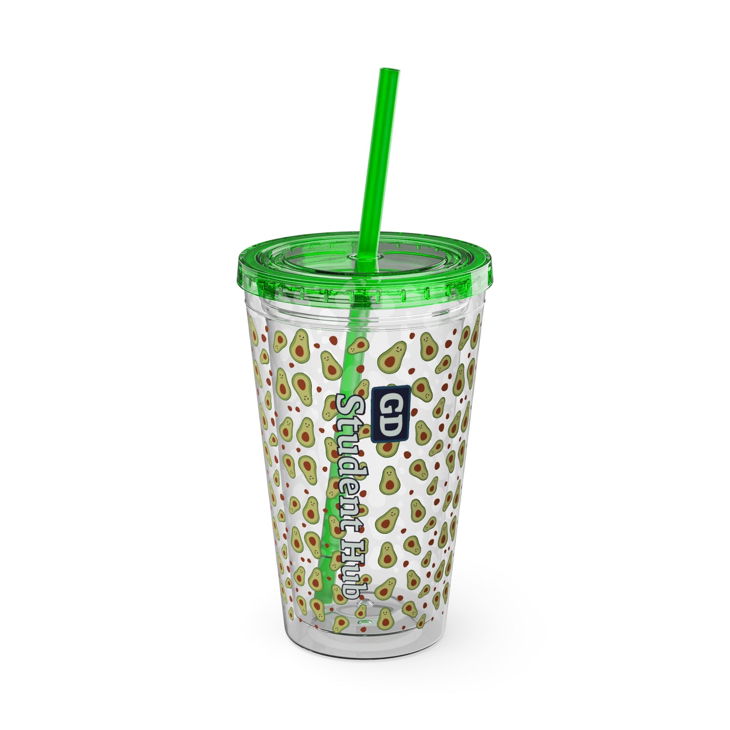 Aesthetic Insulated Tumbler with Straw – 16oz Travel Cup for Trendy Sipping