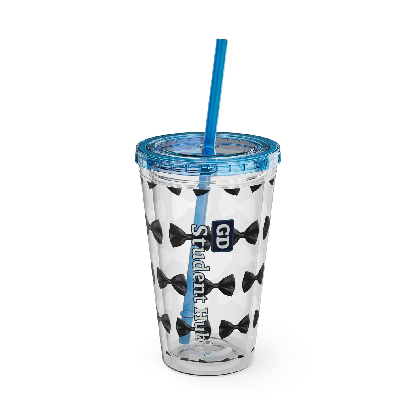 Aesthetic Insulated Tumbler with Straw – 16oz Travel Cup for Trendy Sipping