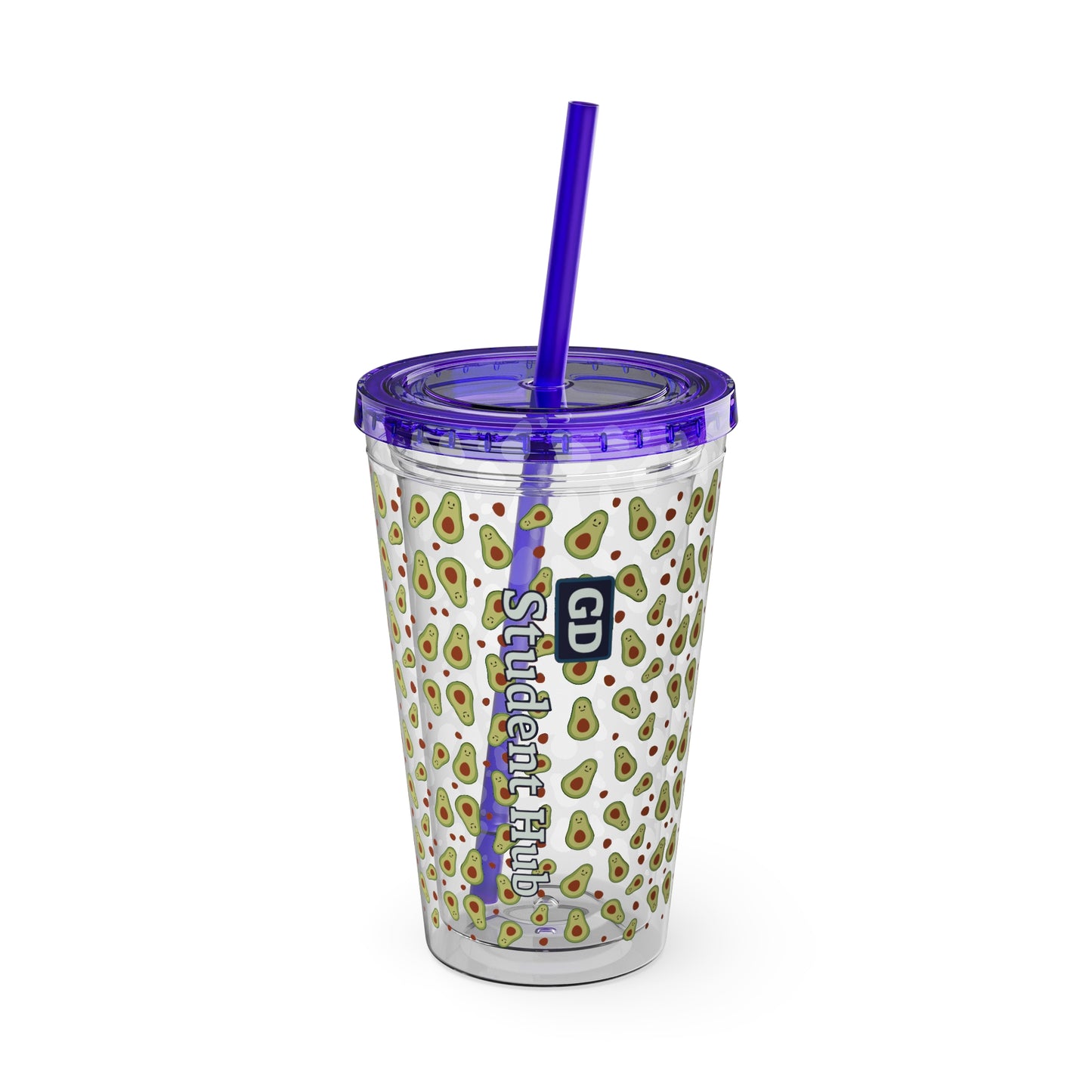 Aesthetic Insulated Tumbler with Straw – 16oz Travel Cup for Trendy Sipping