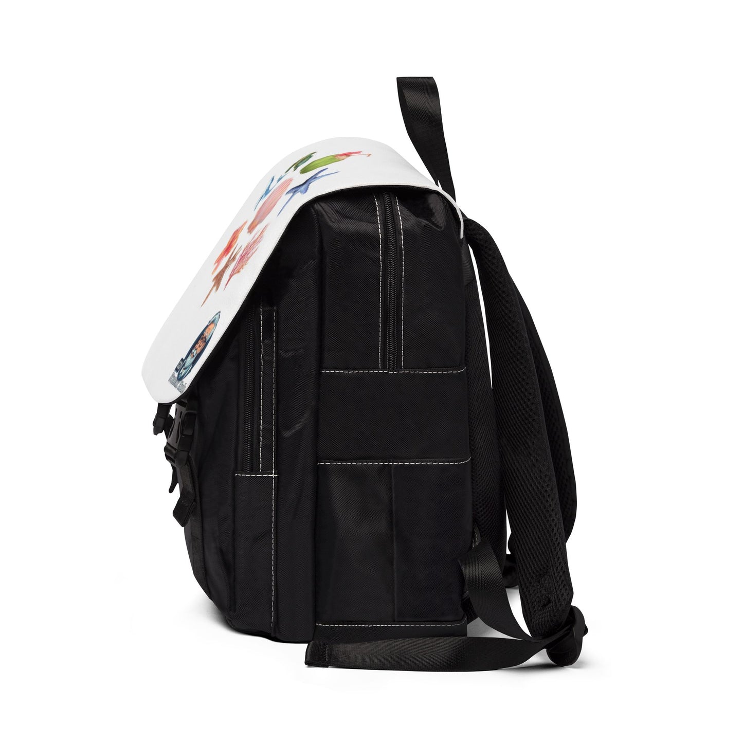 Unisex Casual Flap Backpack for Everyday Adventures
