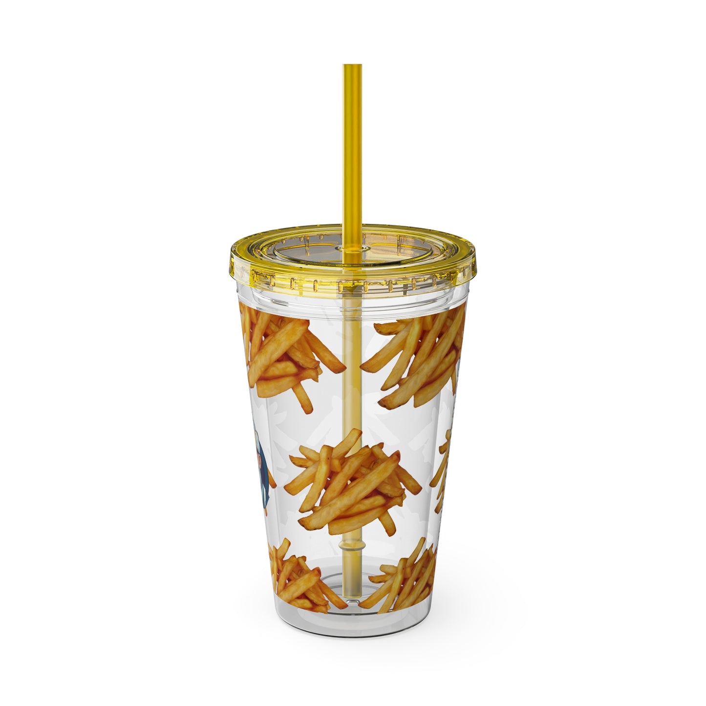 Aesthetic Insulated Tumbler with Straw – 16oz Travel Cup for Trendy Sipping