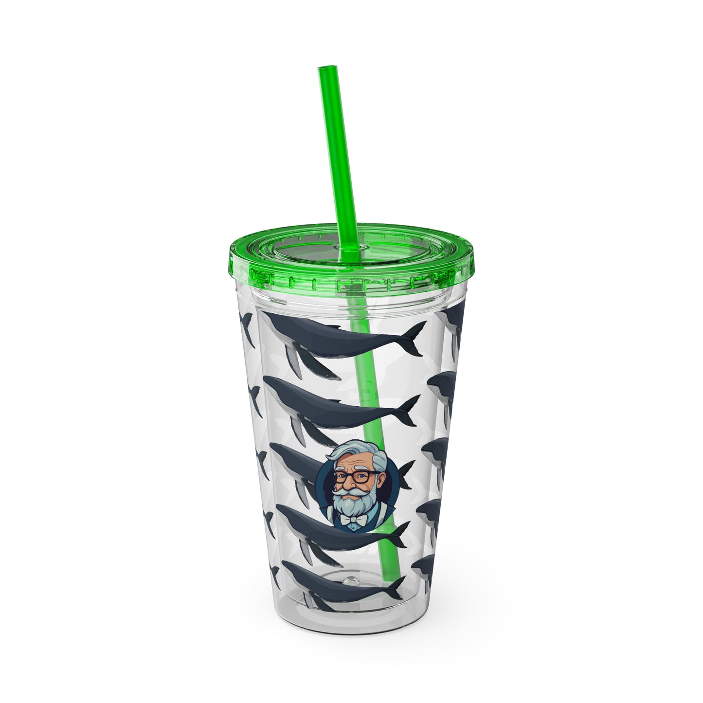 Aesthetic Insulated Tumbler with Straw – 16oz Travel Cup for Trendy Sipping
