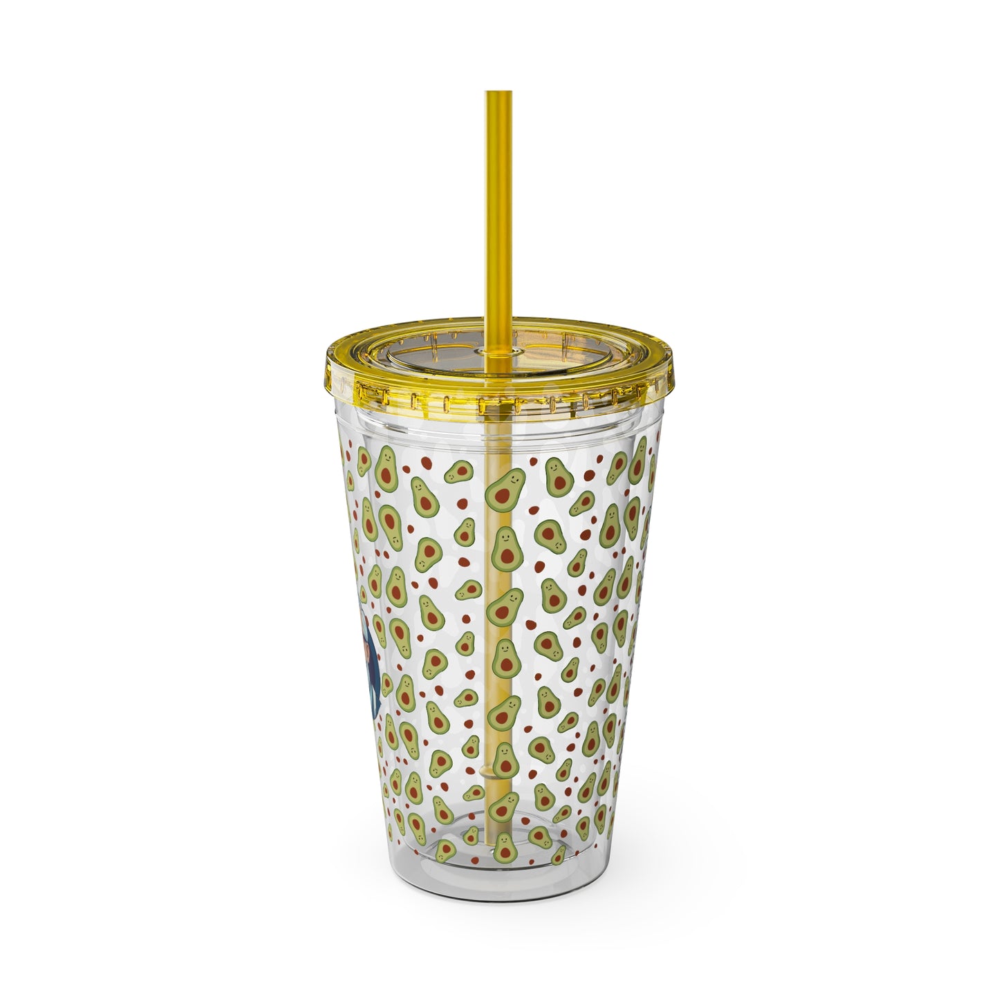 Aesthetic Insulated Tumbler with Straw – 16oz Travel Cup for Trendy Sipping