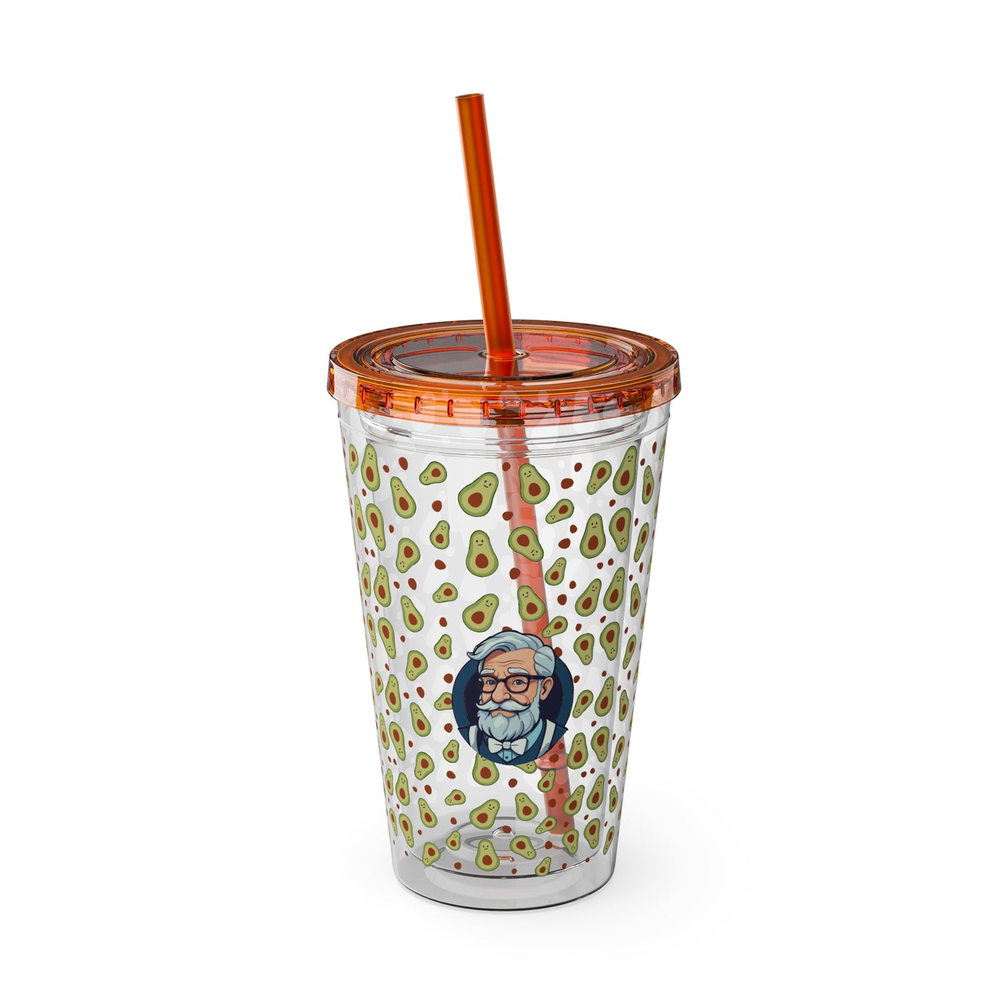 Aesthetic Insulated Tumbler with Straw – 16oz Travel Cup for Trendy Sipping