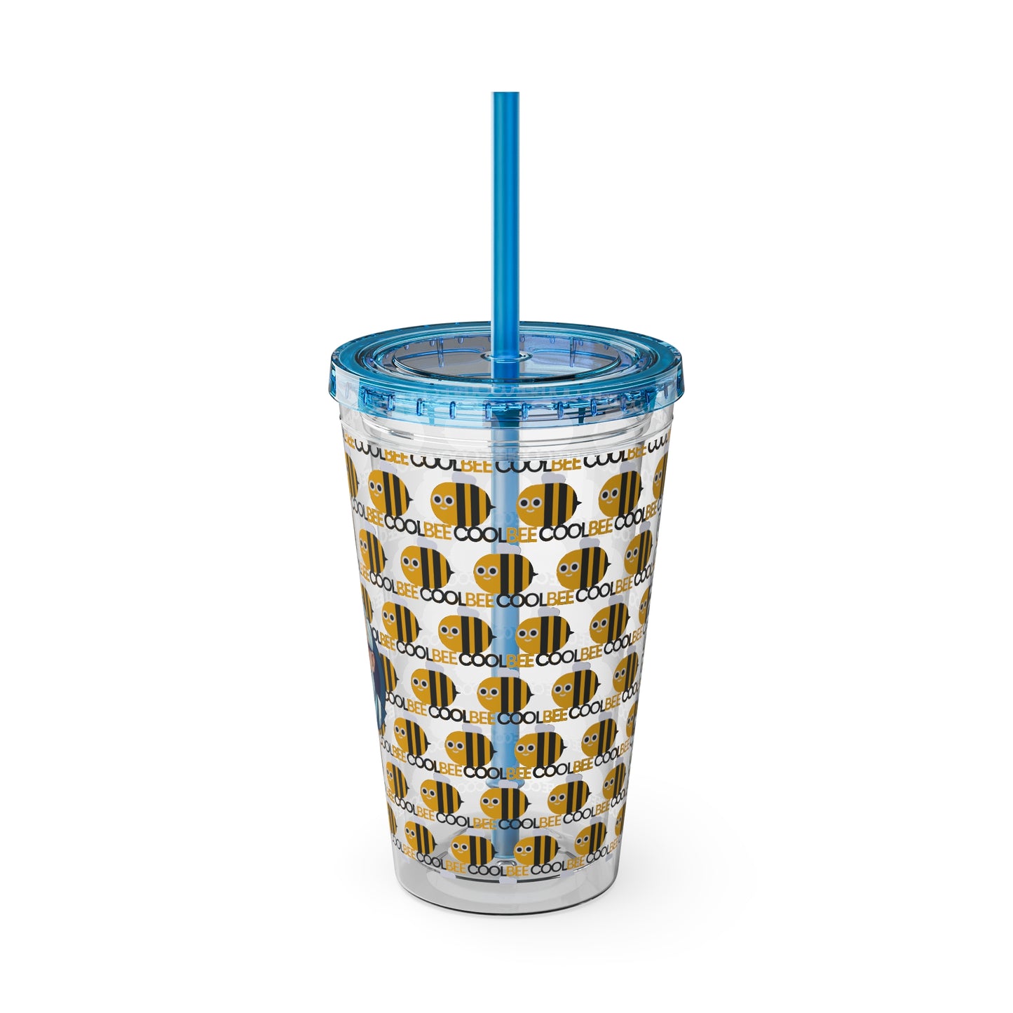 Aesthetic Insulated Tumbler with Straw – 16oz Travel Cup for Trendy Sipping