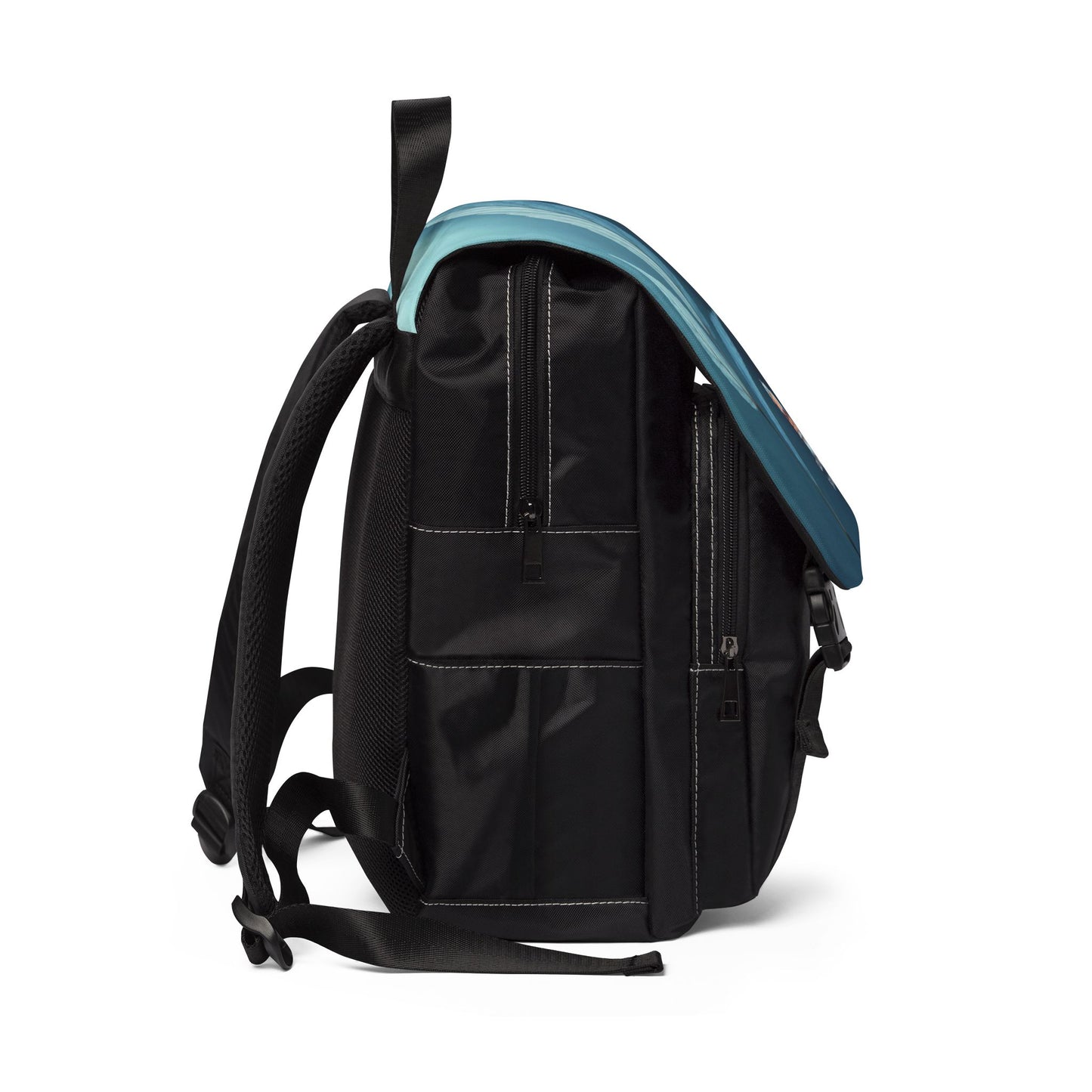Unisex Casual Flap Backpack for Everyday Adventures