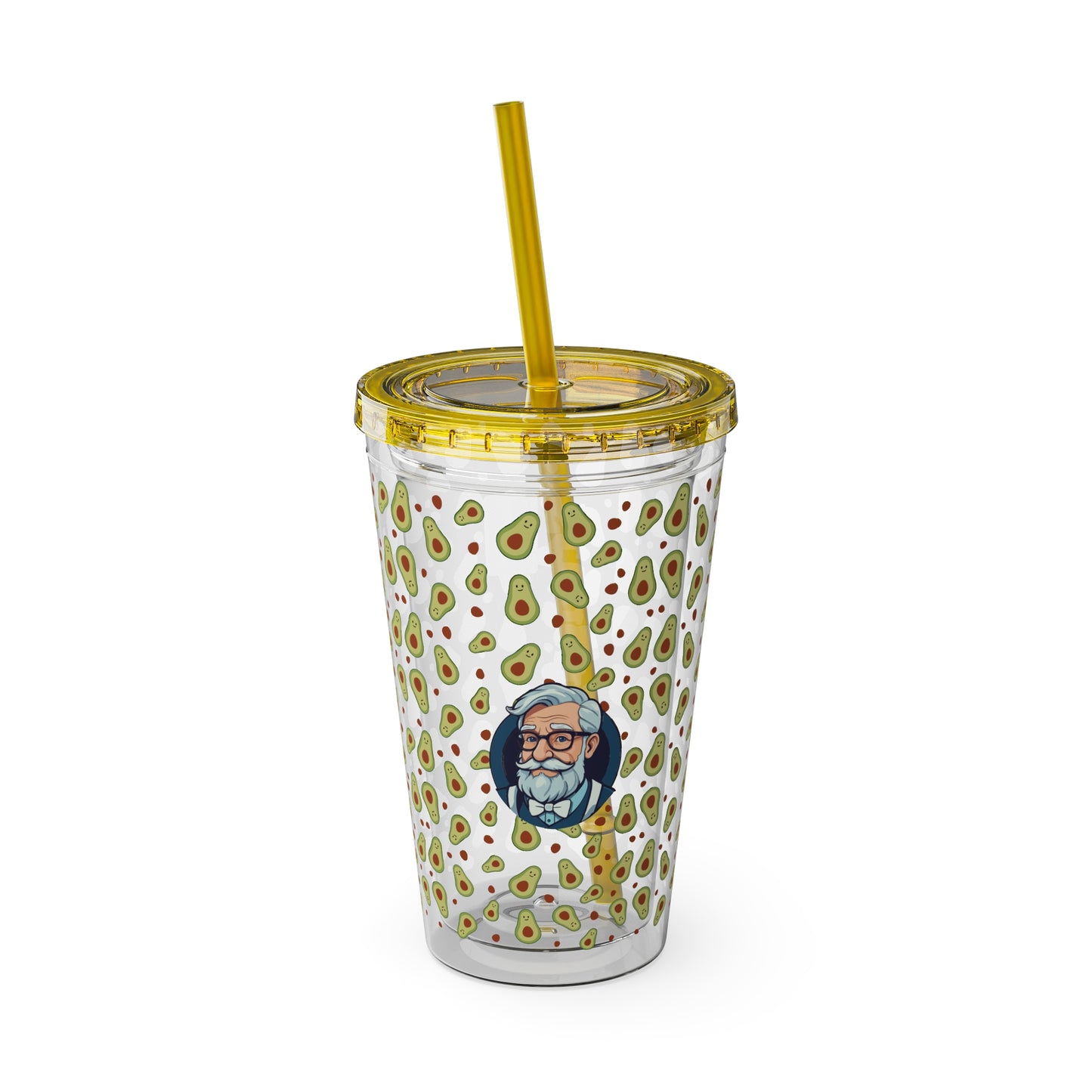 Aesthetic Insulated Tumbler with Straw – 16oz Travel Cup for Trendy Sipping