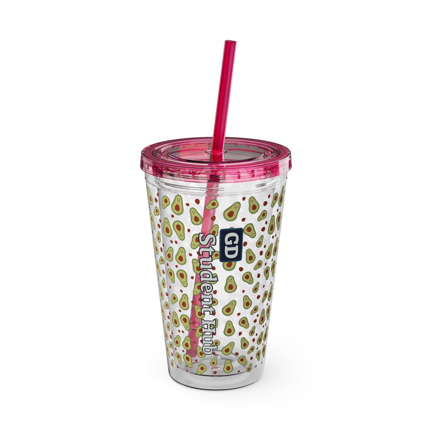 Aesthetic Insulated Tumbler with Straw – 16oz Travel Cup for Trendy Sipping