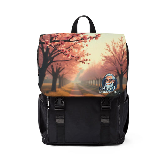 Unisex Casual Flap Backpack for Everyday Adventures