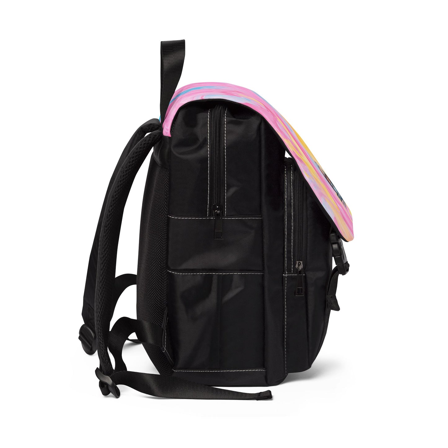Unisex Casual Flap Backpack for Everyday Adventures