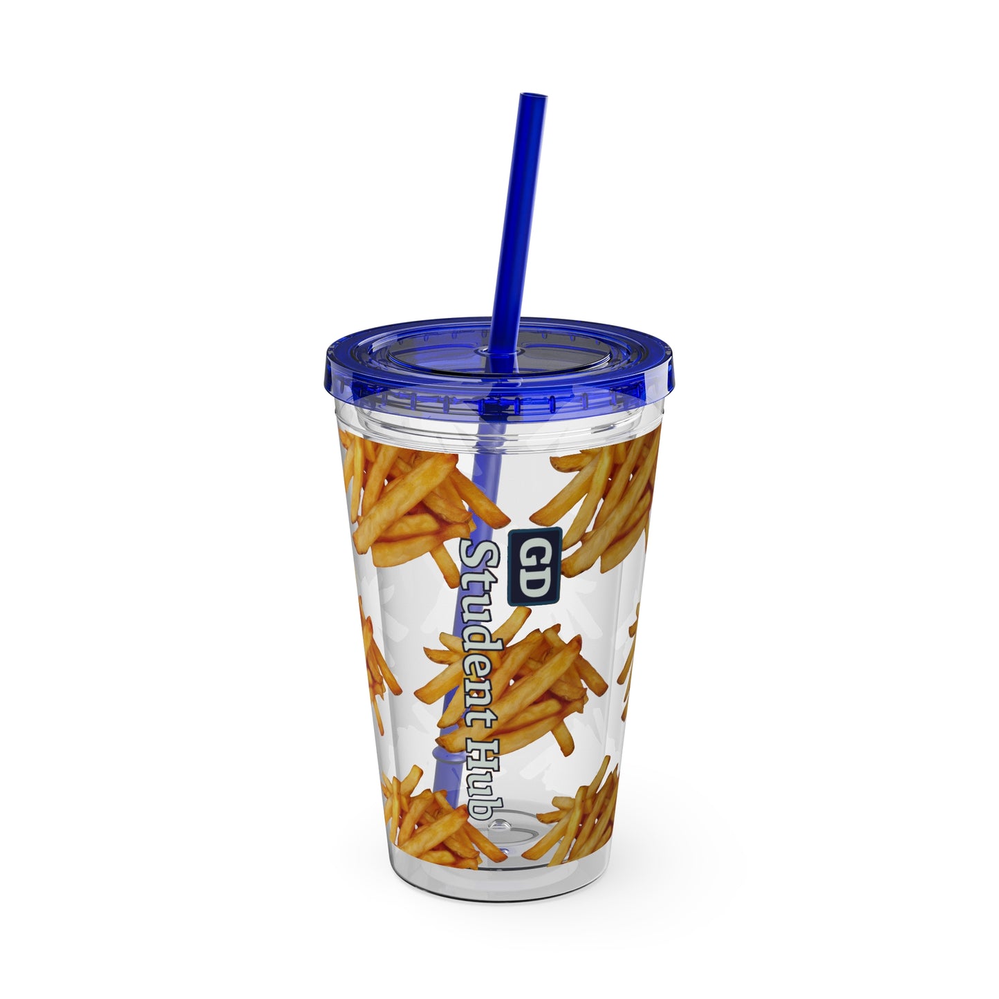 Aesthetic Insulated Tumbler with Straw – 16oz Travel Cup for Trendy Sipping