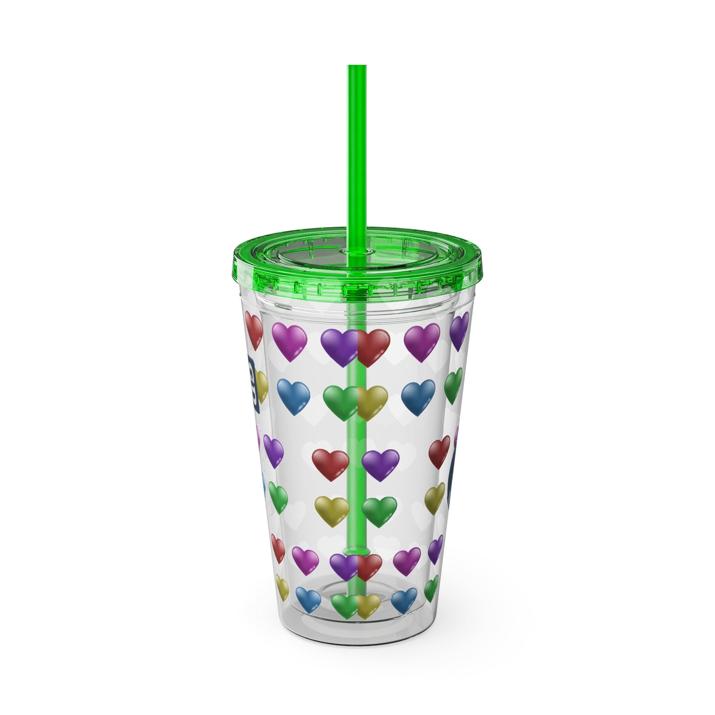 Aesthetic Insulated Tumbler with Straw – 16oz Travel Cup for Trendy Sipping