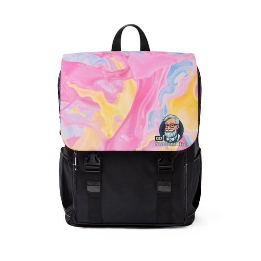 Unisex Casual Flap Backpack for Everyday Adventures