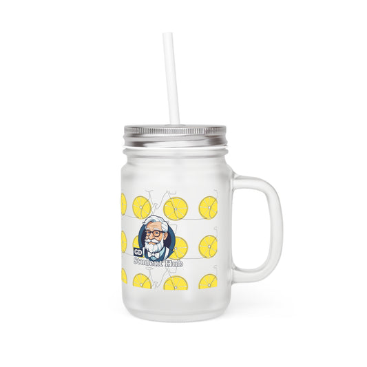 Chill Sips: Custom Frosted Mason Jar (12oz)