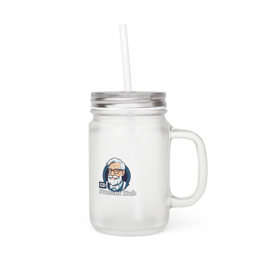 Chill Sips: Custom Frosted Mason Jar (12oz)