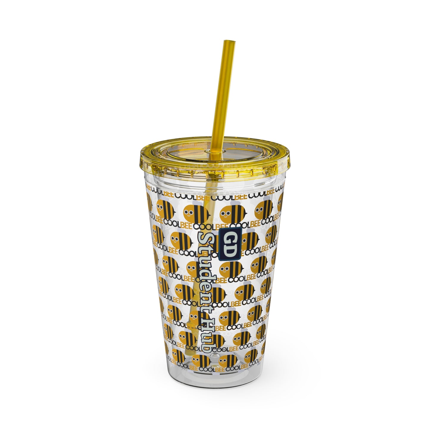 Aesthetic Insulated Tumbler with Straw – 16oz Travel Cup for Trendy Sipping