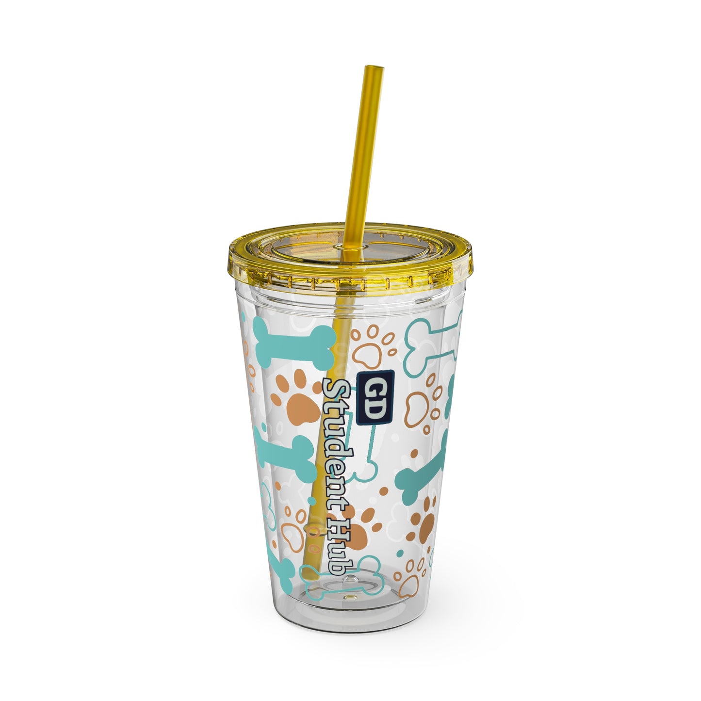 Aesthetic Insulated Tumbler with Straw – 16oz Travel Cup for Trendy Sipping