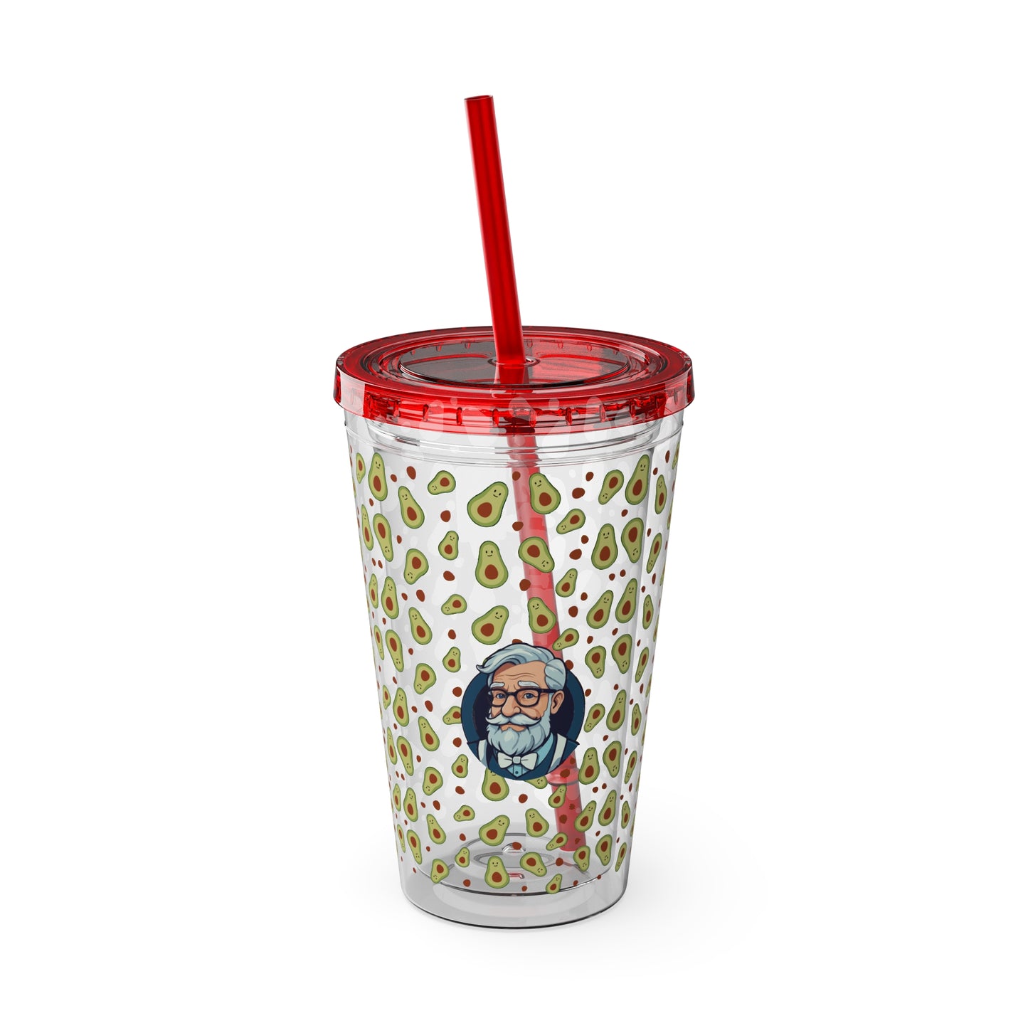 Aesthetic Insulated Tumbler with Straw – 16oz Travel Cup for Trendy Sipping