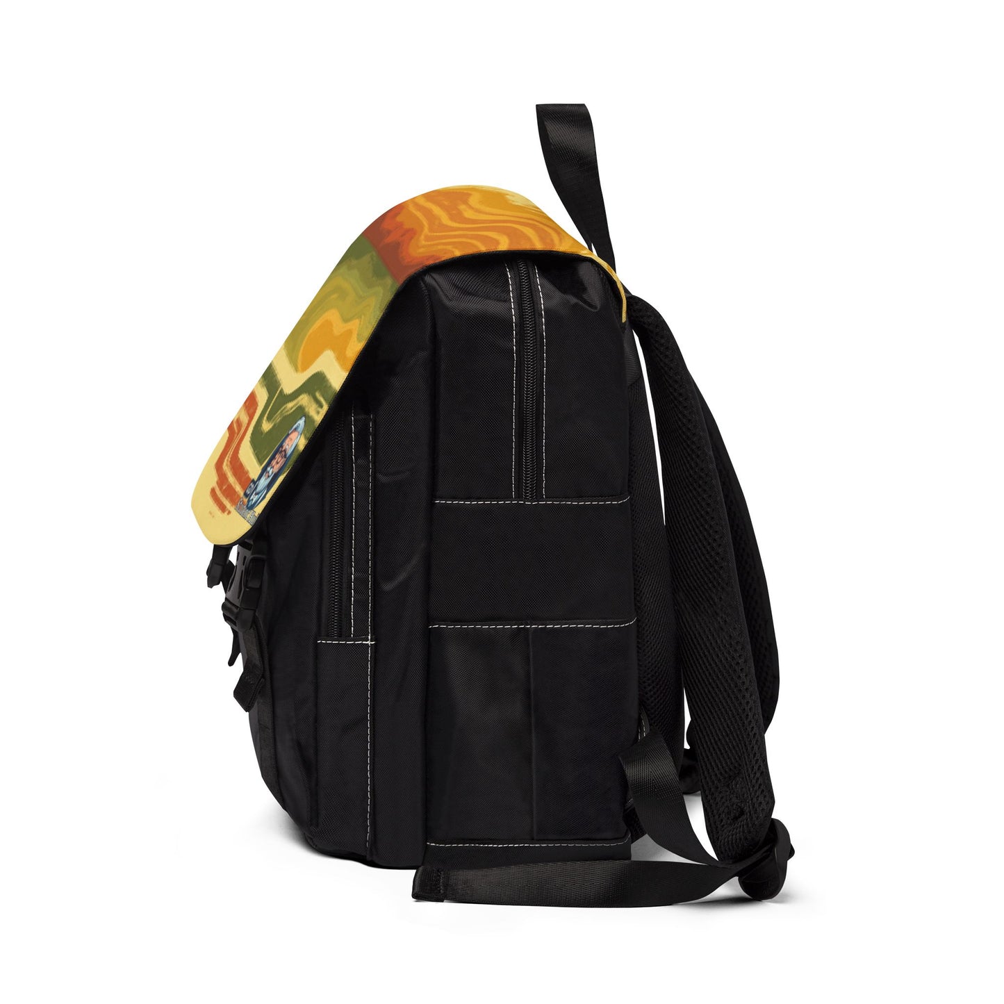 Unisex Casual Flap Backpack for Everyday Adventures