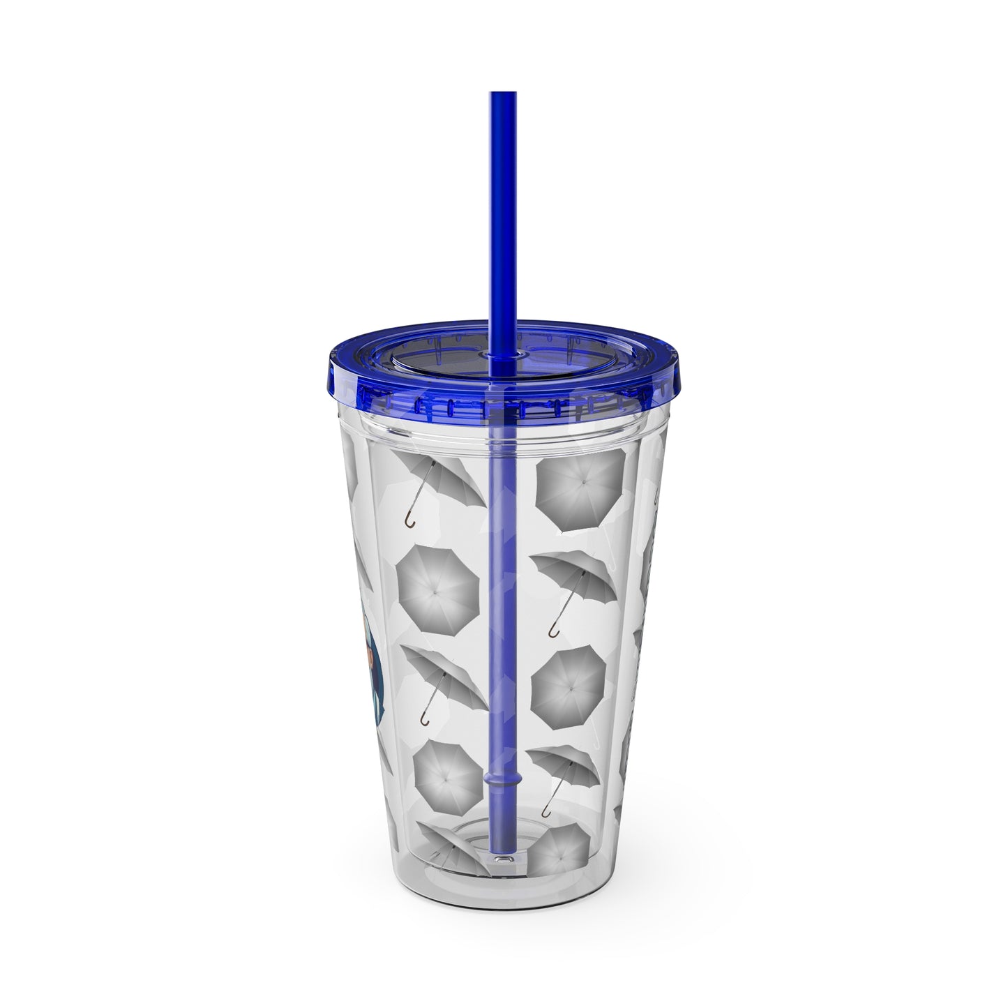 Aesthetic Insulated Tumbler with Straw – 16oz Travel Cup for Trendy Sipping
