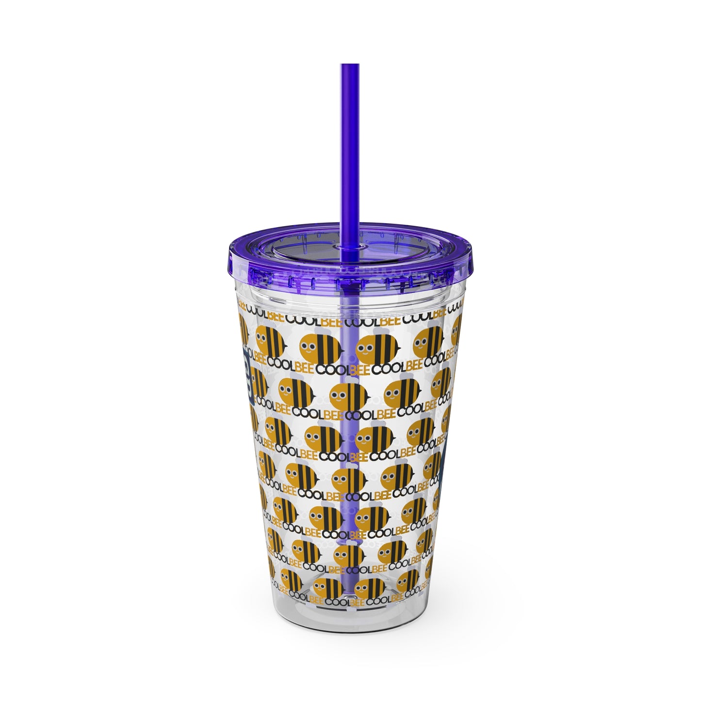 Aesthetic Insulated Tumbler with Straw – 16oz Travel Cup for Trendy Sipping