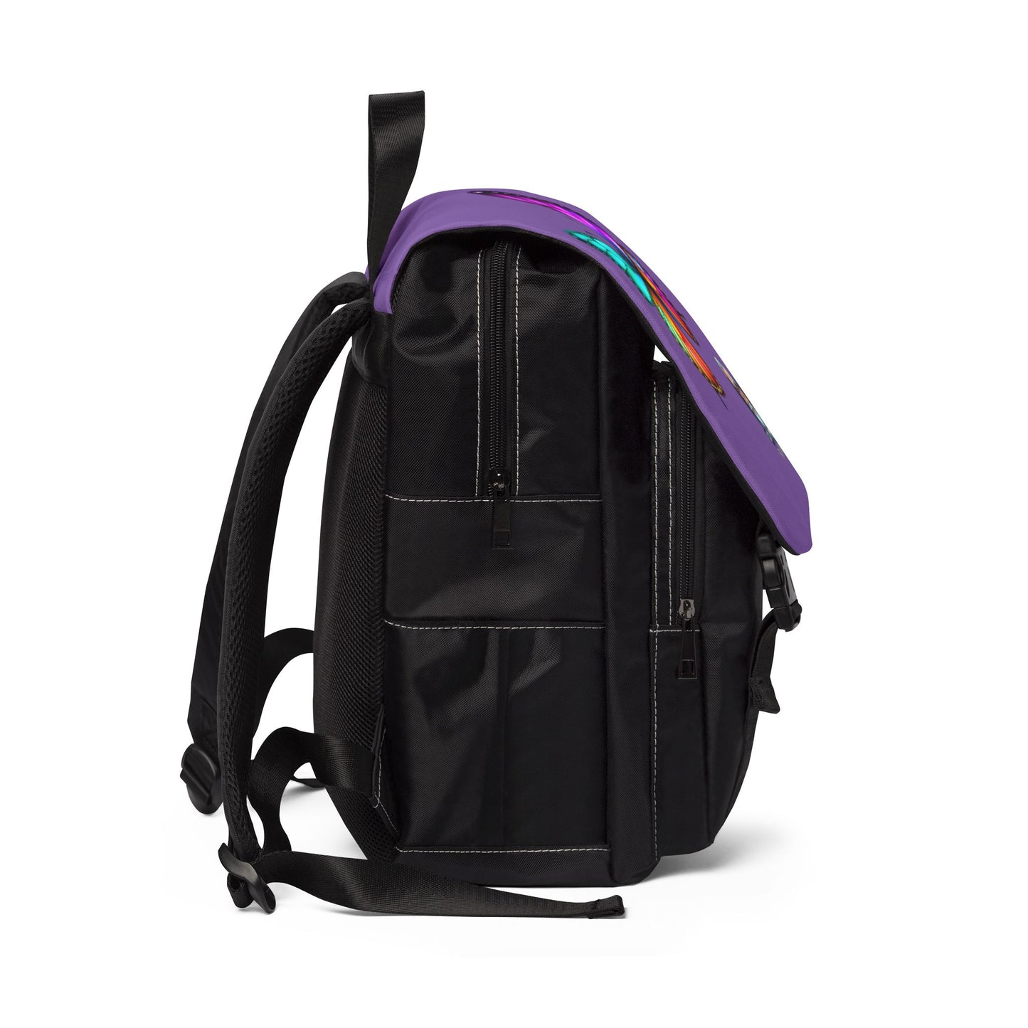 Unisex Casual Flap Backpack for Everyday Adventures