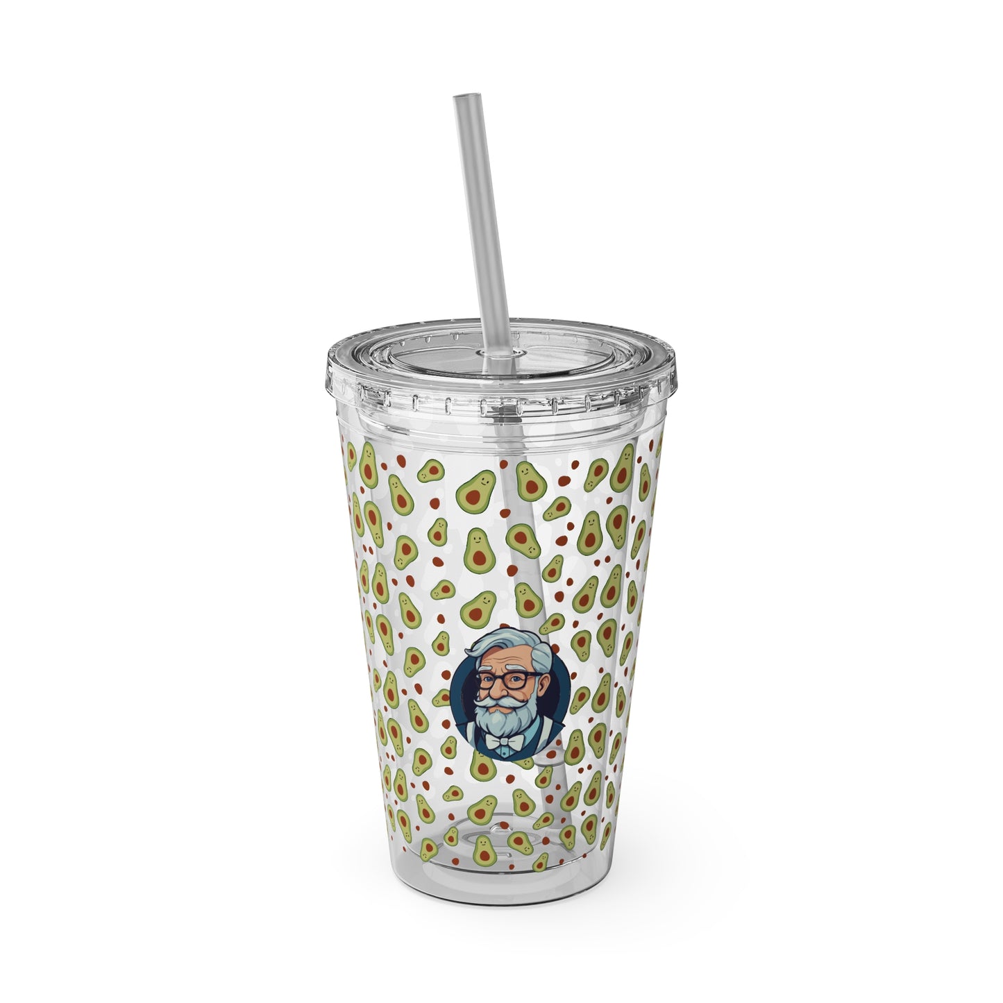 Aesthetic Insulated Tumbler with Straw – 16oz Travel Cup for Trendy Sipping
