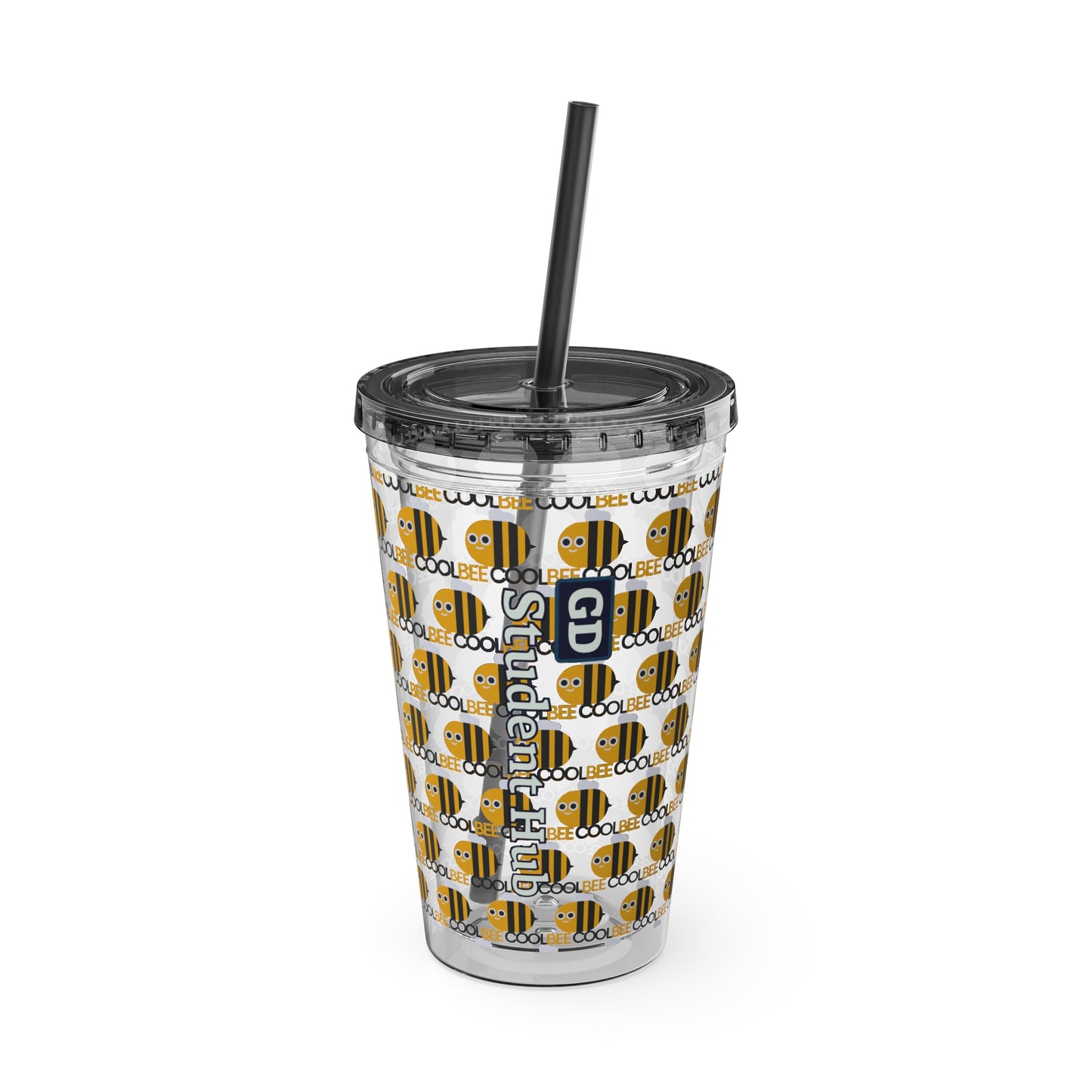 Aesthetic Insulated Tumbler with Straw – 16oz Travel Cup for Trendy Sipping